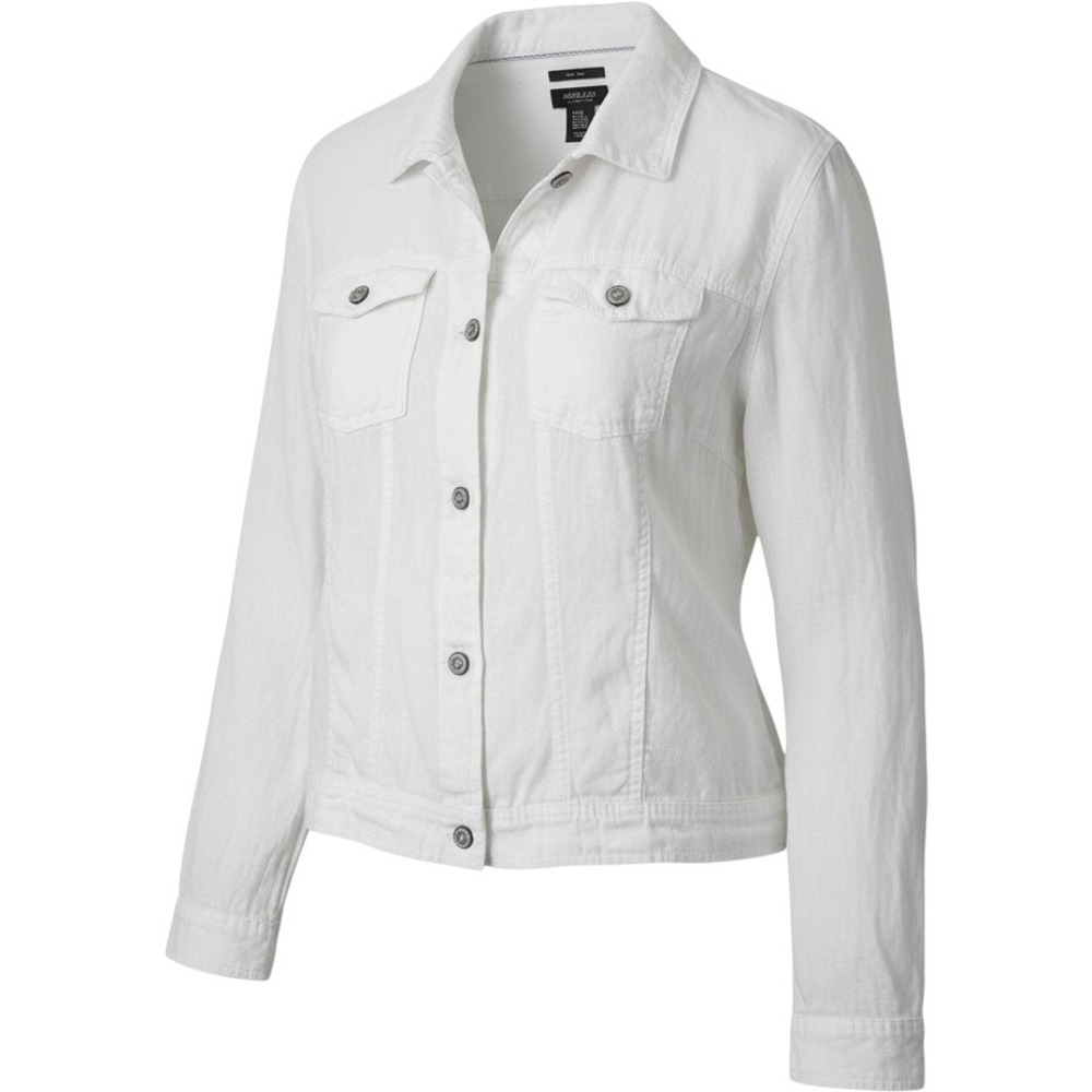 Jones & Co Jones New York White 100% Linen Trucker Jacket Womens 2X Plus Size